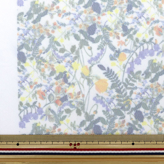 【数量5から】 生地 『リバティ・ファブリックス ポリエステルチュール ハイディメドゥ 3638139-C』 Liberty Japan リバティジャパン