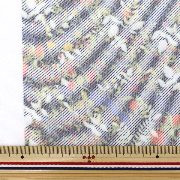 【数量5から】 生地 『リバティ・ファブリックス ポリエステルチュール ハイディメドゥ 3638139-Z』 Liberty Japan リバティジャパン