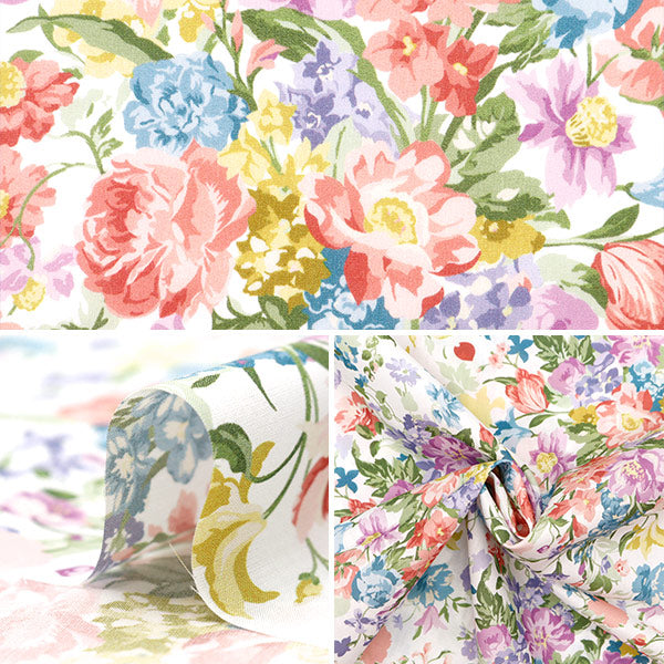 【数量5から】 生地 『リバティ・ファブリックス タナローン ブーケパレード 36374406-A』 Liberty Japan リバティジャパン