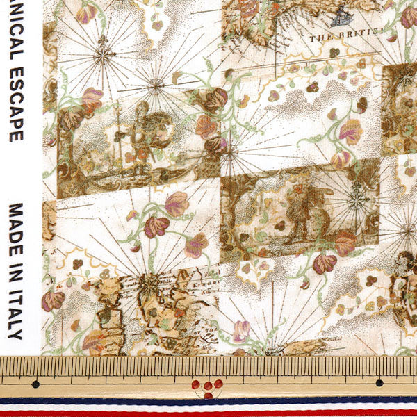【数量5起】 織物 自由fabrix 塔納草坪 蜜月地图363j7413 - 25bu" Liberty Japan