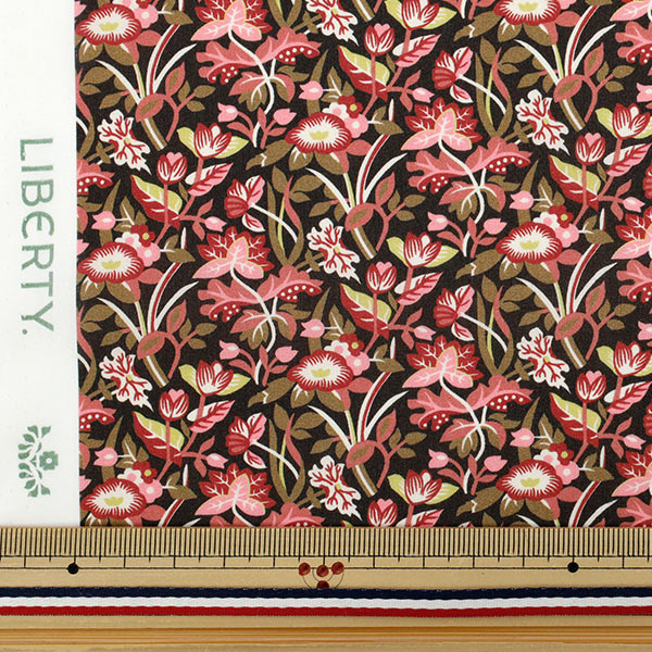 【数量5から】 生地 『リバティ・ファブリックス オーガニック・タナローン エロディ・リリー 157J927-25AU』 Liberty Japan リバティジャパン