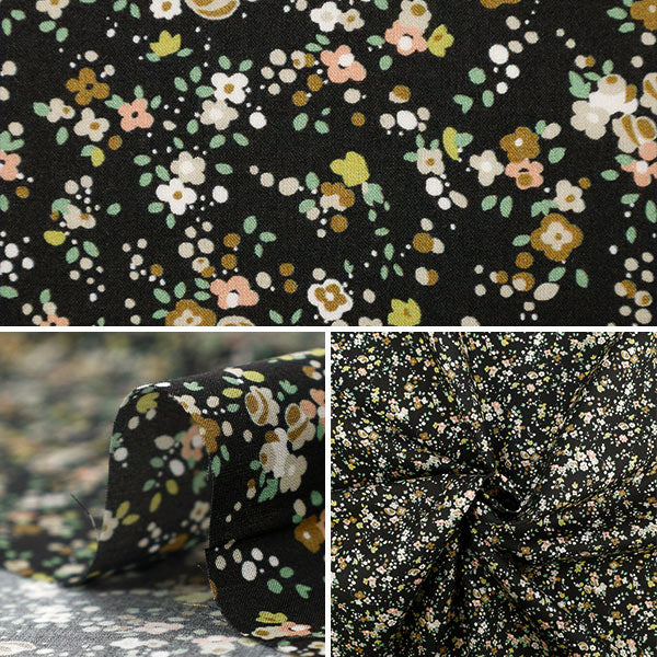 【数量5から】 生地 『リバティ・ファブリックス オーガニック・タナローン サーシャ・ブルームス 157J929-25AU』 Liberty Japan リバティジャパン