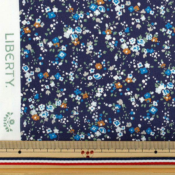 【数量5から】 生地 『リバティ・ファブリックス オーガニック・タナローン サーシャ・ブルームス 157J929-25CU』 Liberty Japan リバティジャパン