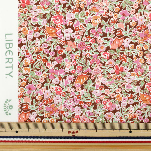 【数量5から】 生地 『リバティ・ファブリックス オーガニック・タナローン フローラル・ソプラノ 157J930-25CU』 Liberty Japan リバティジャパン