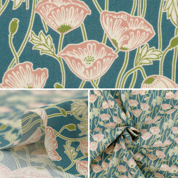 【数量5起】 織物 自由fabrix 塔納草坪 伊莉特波普363j7590225au" Liberty Japan