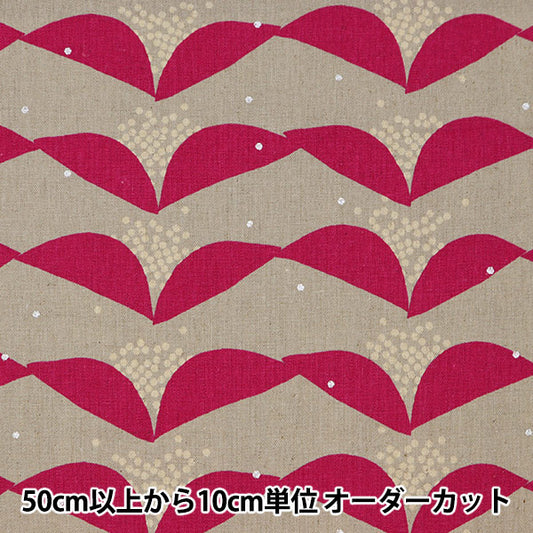 【数量5起】 織物 "echino TSUBAKI棉麻画布制作EKX97400-401B" KOKKA