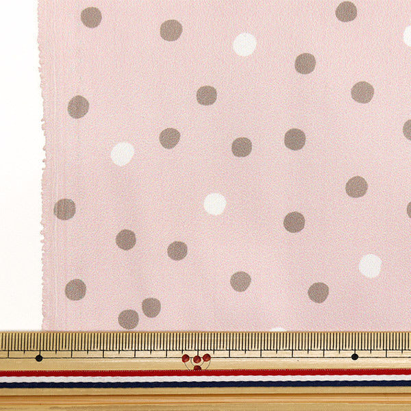 Fabric "Antibacterial, deodorizing, super water-repellent polyester that repels water. Cut Cloth Approx. 135cm x 100cm Dot Pink C-HP-SC-DO-PK"