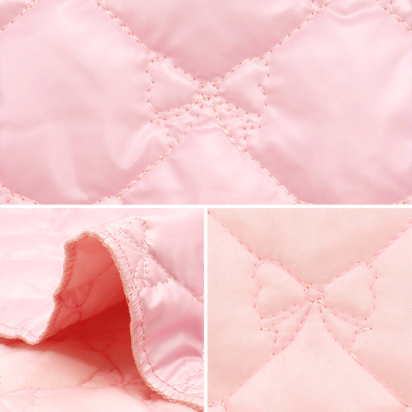 织物 “被子”剪布 丝带图案搪瓷样式大约65厘米x 100cm粉红色C-HS2292-1PI"