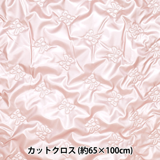 Fabric "metallicRibbonQuiltCut Cloth Approx. 65cm x 100cm Pink C-HS-MRIB-PI"