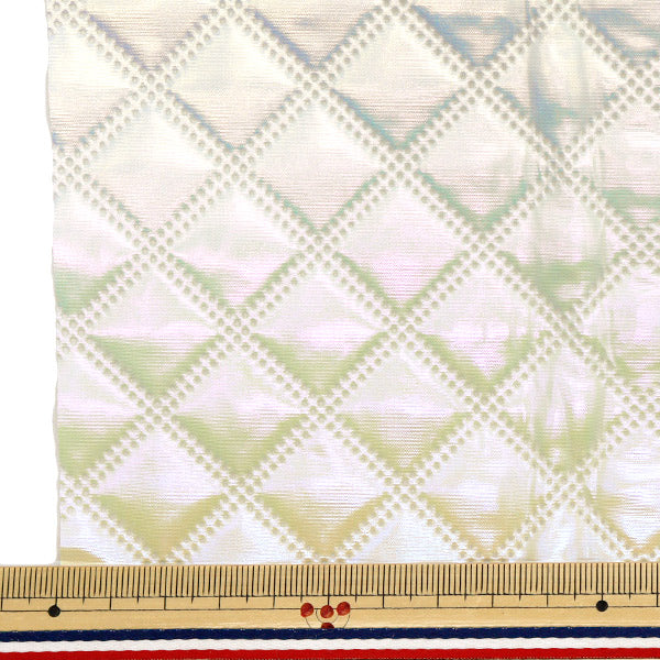 Fabric "Twinkle Quilt" Cut Cloth Approx. 135 x 50 cm Koushi White C-Q5596-4A"
