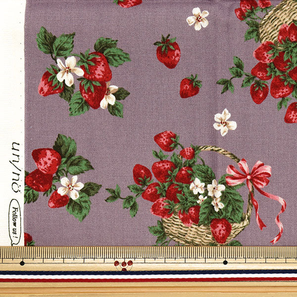 Fabric 『Sheeting UN/NO Cut Cloth Very Berry Approx. 110cm x 50cm Purple C-NN2318-12D"
