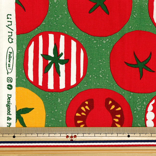 Fabric 『Sheeting UN/NO Cut Cloth yumyu approx. 110cm x 50cm green C-NN2320-12D"