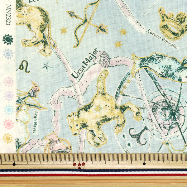 Fabric 『Sheeting UN/NO Cut Cloth Twilight Approx. 110cm x 50cm Saxophone C-NN2321-11C"
