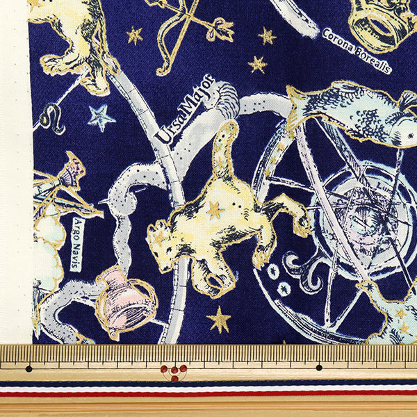 Fabric 『Sheeting UN/NO Cut Cloth Twilight Approx. 110cm x 50cm Blue C-NN2321-11E"