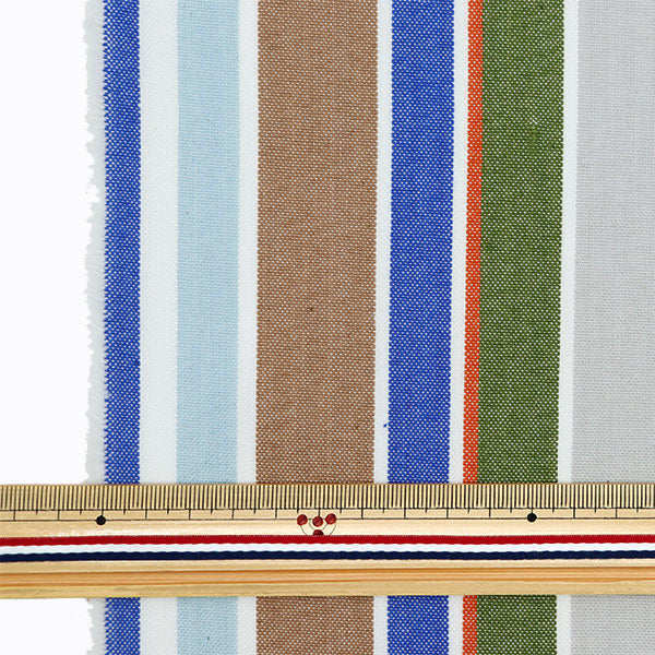 Fabric 『Fabric Wrinkle Yarn dye stripes Cut Cloth Approx. 110cm x 50cm C-KRTC-ST163"