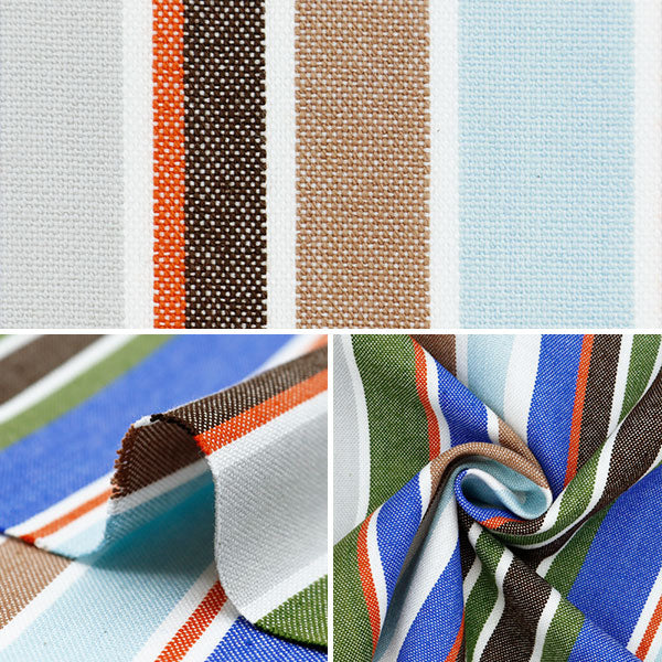 Fabric 『Fabric Wrinkle Yarn dye stripes Cut Cloth Approx. 110cm x 50cm C-KRTC-ST163"