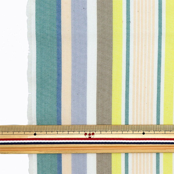 Fabric 『Fabric Wrinkle Yarn dye stripes Cut Cloth Approx. 110cm x 50cm C-KRTC-ST164"