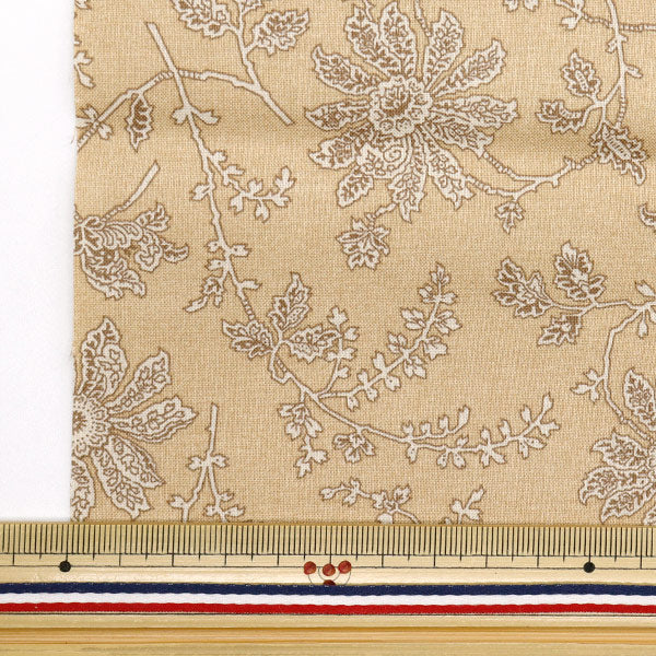 生地 『パッチワーク カットクロス 約33cm×50cm マルグリット ベージュ C-DG10651S-D』