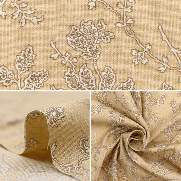生地 『パッチワーク カットクロス 約33cm×50cm マルグリット ベージュ C-DG10651S-D』