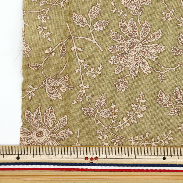 生地 『パッチワーク カットクロス 約33cm×50cm マルグリット グリーン C-DG10651S-E』