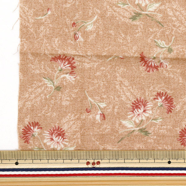 生地 『パッチワーク カットクロス 約33cm×50cm クリサンテーム ピンク C-DG10652S-B』