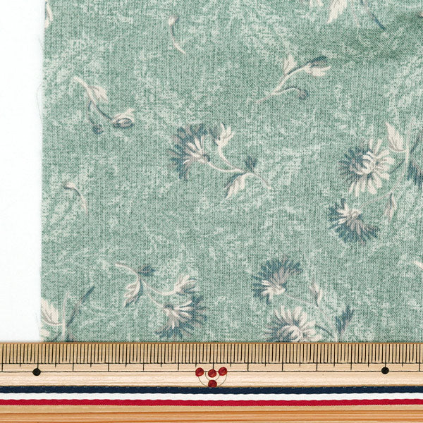生地 『パッチワーク カットクロス 約33cm×50cm クリサンテーム ブルー C-DG10652S-F』