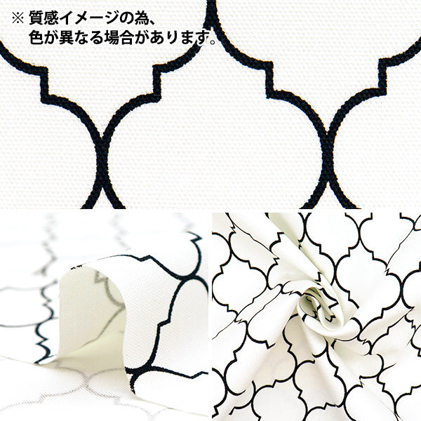 【数量5起】 織物 『牛津布 摩洛哥图案黑色SP5500-F"