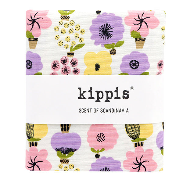 生地 『kippis (キッピス) オックス カットクロス 約108×50cm 冬の植物園 パープル KPOK-85A』