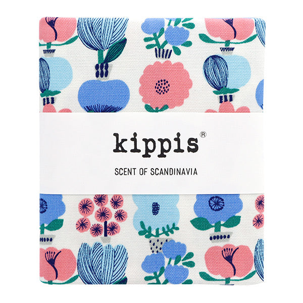 Fabric "KIPPIS Oxford Cut Cloth Approximately 108 x 50cm Winter Botanical Garden Blue KPOK-85B"