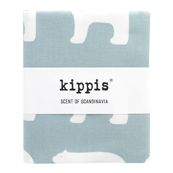 Fabric "KIPPIS Oxford Cut Cloth Approximately 108 x 50cm Polar bear blue gray KPOK-06P"