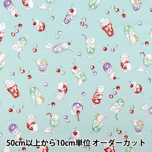 【数量5から】 生地 『NOVA シーチング シーソーダ サックス NSE-SODA-SA』 KOKKA コッカ 【ユザワヤオリジナル】