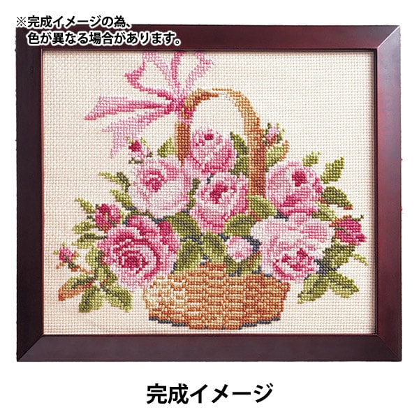 Embroidery kit "embroidery kit rose flower basket 887" Olympus