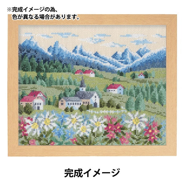 Embroidery kit "Cross stitch embroidery kit ono Megumi's flower garden Alps 7309" Olympus