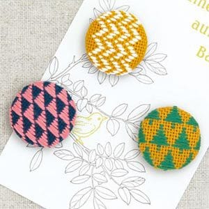 刺绣套件“ kogin套件核桃纽扣3套装(森林)57” Olympus