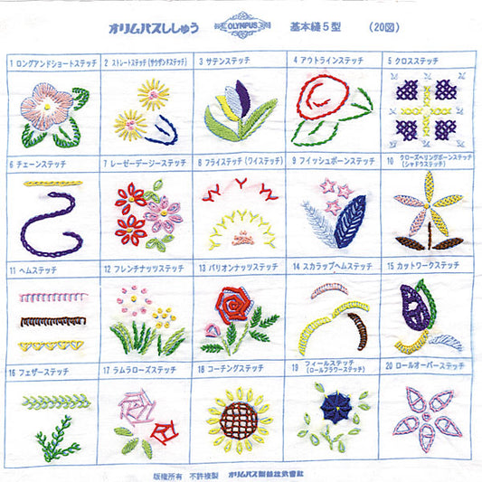 刺绣套件“基本缝纫类型5” Olympus