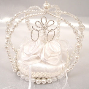 Wedding Handicraft Kit "Ring Pillow Wind Rose Type White WW-121" Panami Panami Takagi Fiber