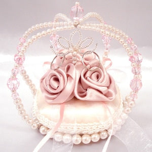 Wedding Handicraft Kit "Ring Pillow Volume Rose Type Pink WW-123" Panami Panami Takagi Fiber