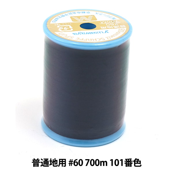 Sewing machine thread "Mansel Shappe Si Pan Ordinary Local #60 700m 101 Color" MANSELL Mansel