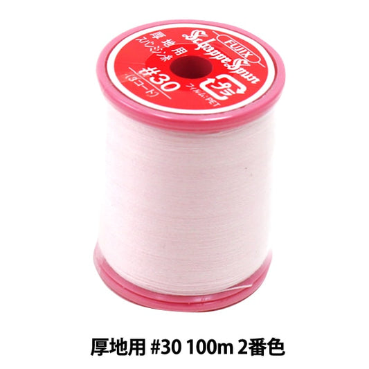 缝纫机线 “ Shappespan厚地面#30 100m第二颜色” Fujix Fujix