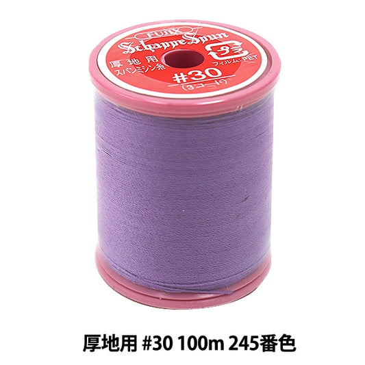 缝纫机线 “ Shappespan厚地面#30 100m 245 No.” Fujix Fujix