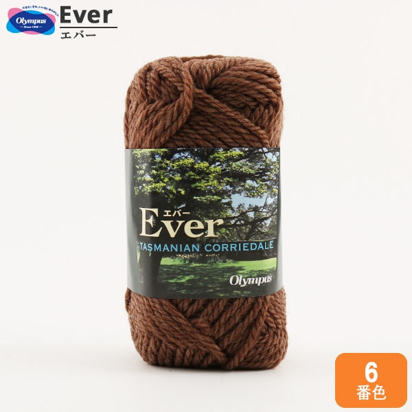 Fall and winterYarn "EVER (Ever) 6 (Brown) Bard" Olympus