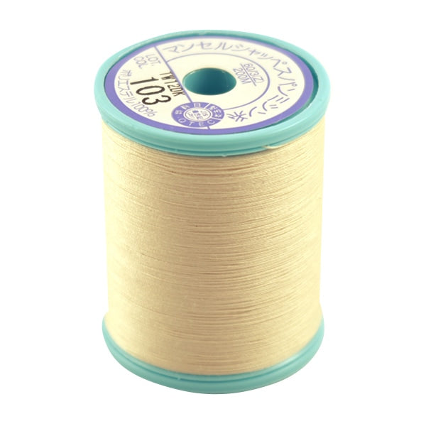 Sewing machine thread "Mancel Shappespan Ordinary Local #60 200m 103 Color" MANSELL Mansel