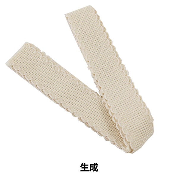 Embroidery Fabric "Zweigart (TsubaiGart) Aidatape 2.5cm Width 1m Cut 7002 3 generation" Original Zweigart Handarbeits-Stoft