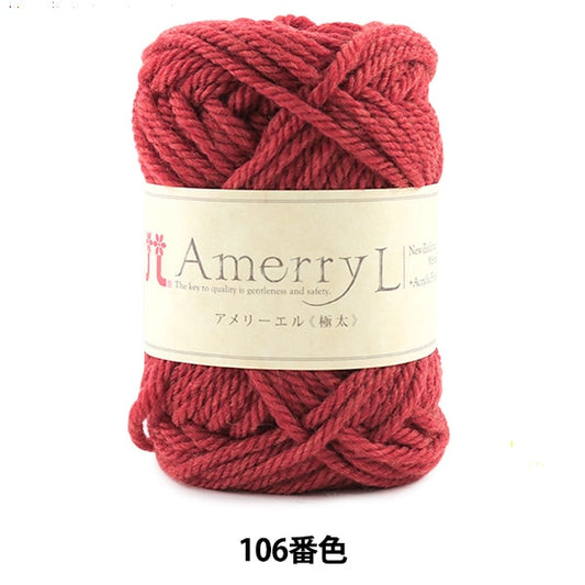 秋冬紗線 “ Amerry L(Ameryel)(極厚)106顏色” Hamanaka