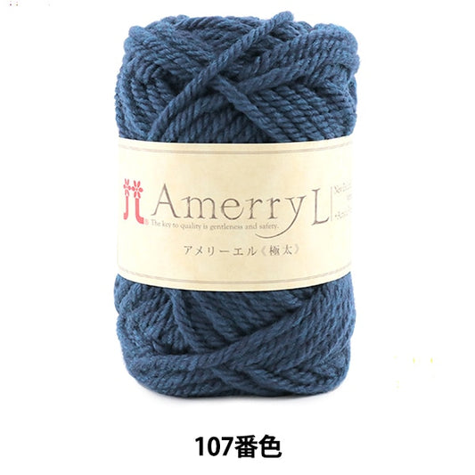 秋冬紗線 “ Amerry L(Ameryel)(極厚)107顏色” Hamanaka