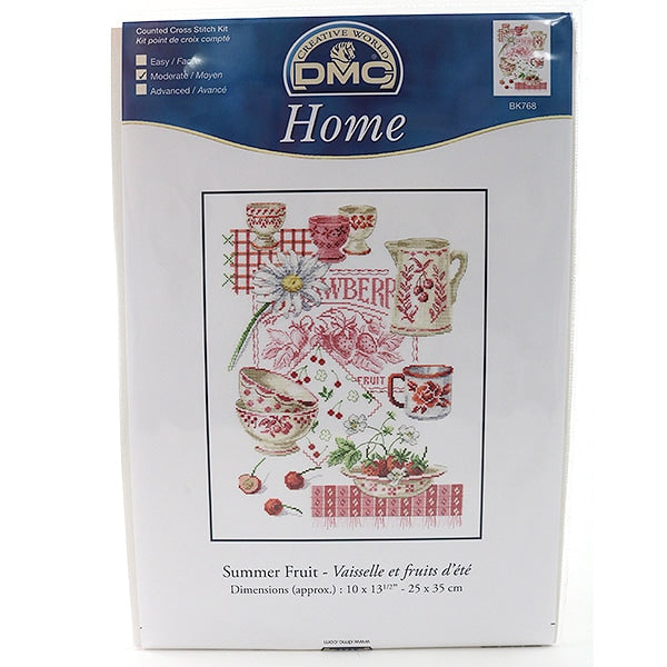 ImportEmbroidery kit "SUMMER Fruit BK768" DMC Dewem Sea