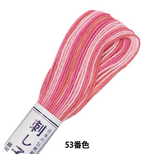 刺绣线程“ Sashiko Thread 53rd Color(Bokashi)” Olympus
