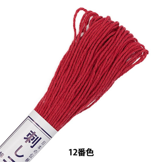 刺绣线程“ Sashiko Thread 12th(单颜色)” Olympus