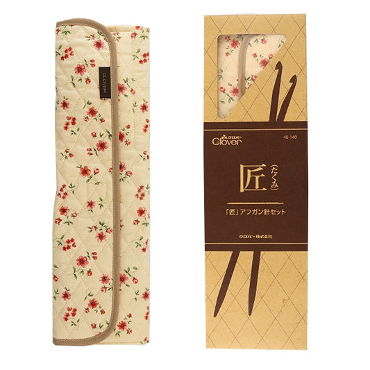 編織針 “ takumi(takumi)阿富汗針套,帶竹子盒45-140” Clover