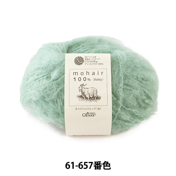 秋冬紗線 “ Mohair Hand Red(厚)61-657薄荷” Clover